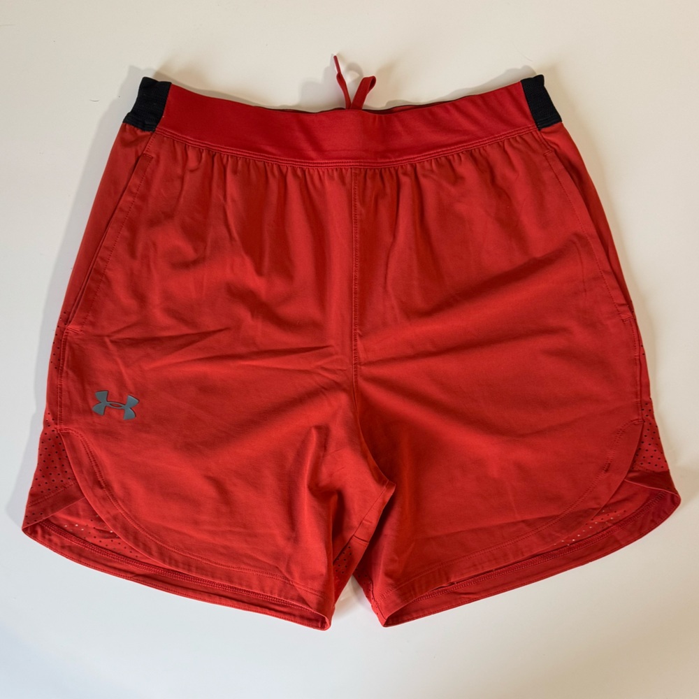 Under Armour Red Athletic Shorts